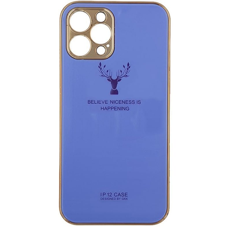 GKK Θήκη Apple iPhone 12 Pro Max - GΚΚ Electroplate Glass Case - Λιλά