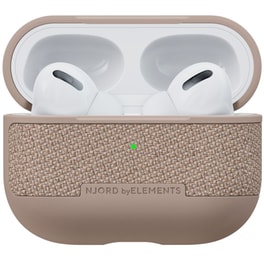 Θήκη Apple AirPods Pro - Njord Υφασμάτινη - Pink Sand