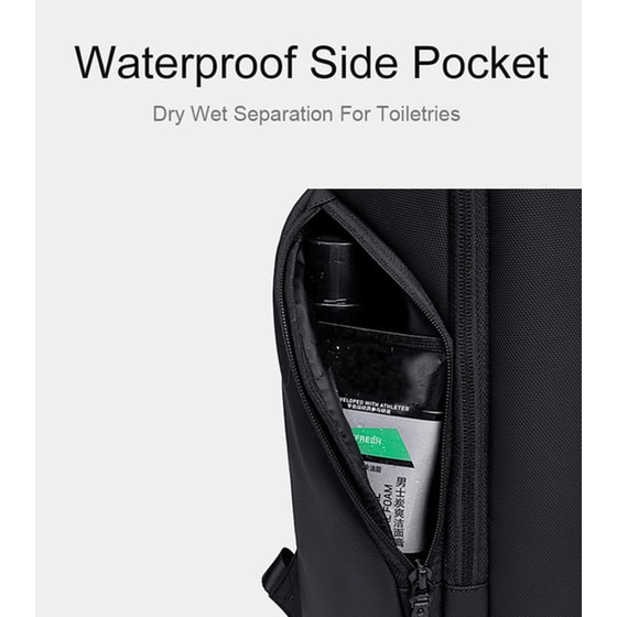 Τσάντα Laptop Arctic Hunter B00554 15.6" Αδιάβροχη - Μαύρο image 4