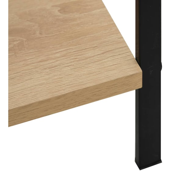 Βιβλιοθήκη VidaXL από Ξύλο 60x27.6x90.5cm - Μπεζ/Μαύρο image 5