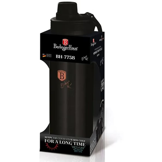 Μπουκάλι Θερμός Berlinger Haus Collection Ανοξείδωτο Black Rose 540ml image 2