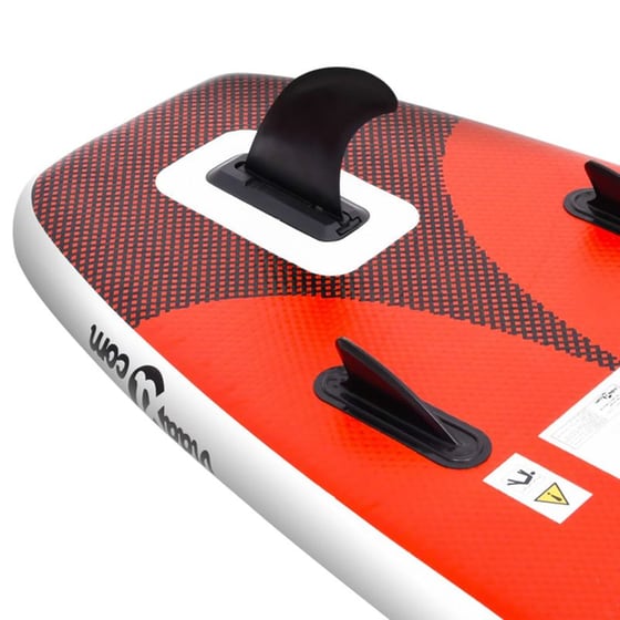 Φουσκωτή Σανίδα SUP VidaXL 330x76 cm - Κόκκινη image 5