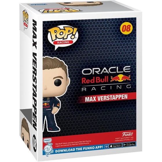 Funko Pop! Racing - Oracle Red Bull Racing - Max Verstappen With Helmet #08 image 1