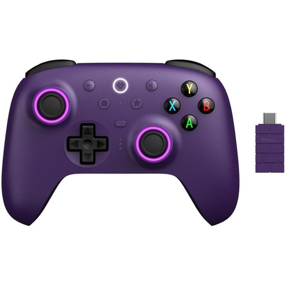 8BitDo Ultimate 2 Ασύρματο Controller για PC/Android - Μωβ image 0