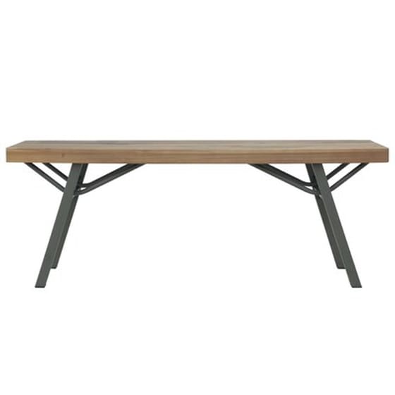 Παγκάκι Κήπου VidaXL από Μασίφ Ξύλο Ακακίας 120x31x45 cm - Καφέ image 2