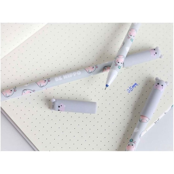 Στυλό Διαρκείας i-Total Erasable Cap Hippo Μπλε image 2