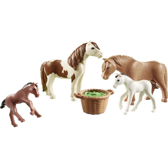 PLAYMOBIL® Country Πόνυ με τα μικρά τους (70682) image 2