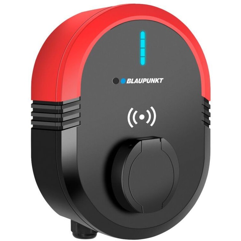 BLAUNPUKT Blaupunkt Επιτοίχιος Τριφασικός Σταθμός Φόρτισης 11kW Type 2 - Μαύρο