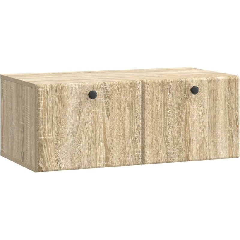 Επιτοίχιο Έπιπλο Τηλεόρασης VidaXL 78.5x41x30 cm - Μαύρο
