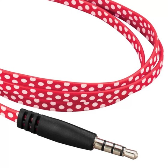 eKids MF-M48 Minnie Mouse Fashion Ενσύρματα Ακουστικά Κεφαλής - Κόκκινο image 6