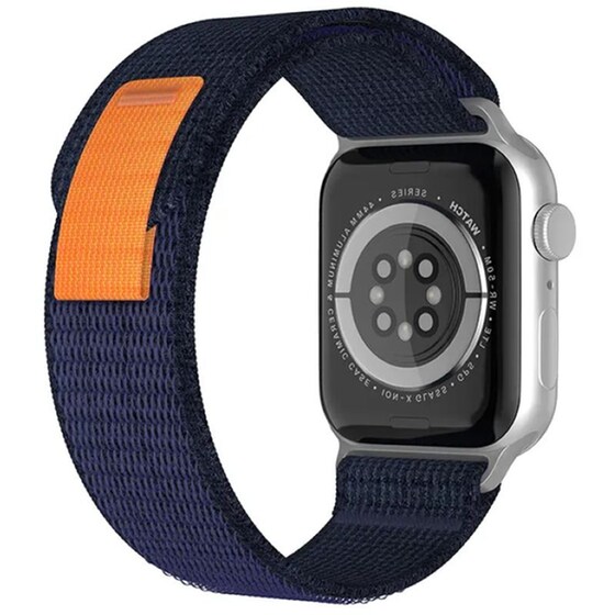 Λουράκι Sonique Nylon Loop Band για Apple Watch 42/44/45/49mm - Μπλε Σκούρο image 0