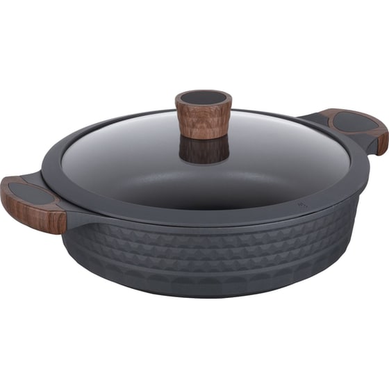 Κατσαρολάκι Ρηχό RESTO Shallow-93506 από Χυτό Αλουμίνιο 28 cm 4.4 L Μαύρο image 1