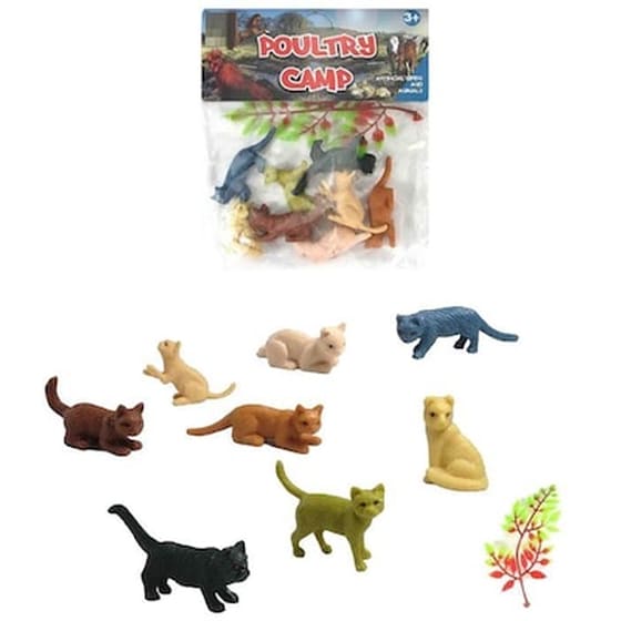 Μικρο Σετ 8 Γατακια 14x16cm Toymarkt 913153 image 0