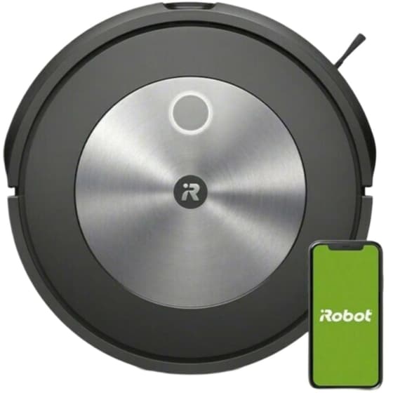 I-ROBOT ROOMBA J7 J715840 με Χαρτογράφηση Χώρου Μαύρο Σκούπα Ρομπότ image 1