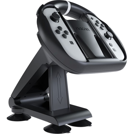 Nacon Folding Steering Wheel Joy-Con Τιμονιέρα Nintendo Switch 2 - Μαύρο image 0