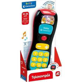 Baby Clementoni Βρεφικό Εκπαιδευτικό Παιχνίδι Τηλεκοντρόλ - Μιλάει Ελληνικά (106-037)