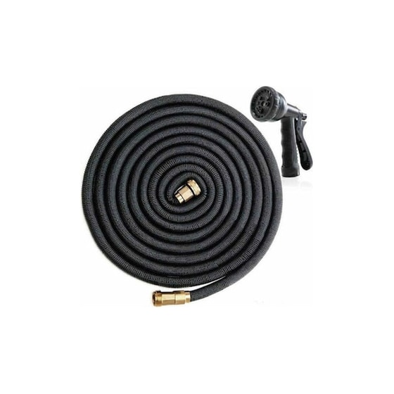 Εύκαμπτο Επεκτεινόμενο Λάστιχο Κήπου Έως 30 M Με Πιστόλι Ποτίσματος 7 Θέσεων Hoppline Hop1000957-3 image 1