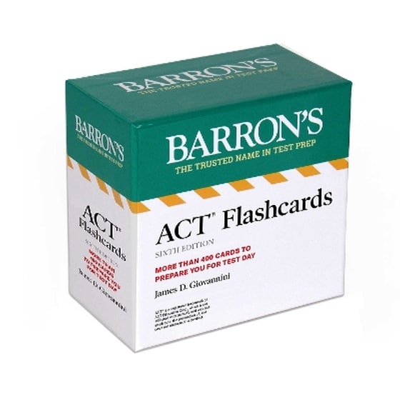 ACT Flashcards, Sixth Edition - Up-to-Date Review image 0