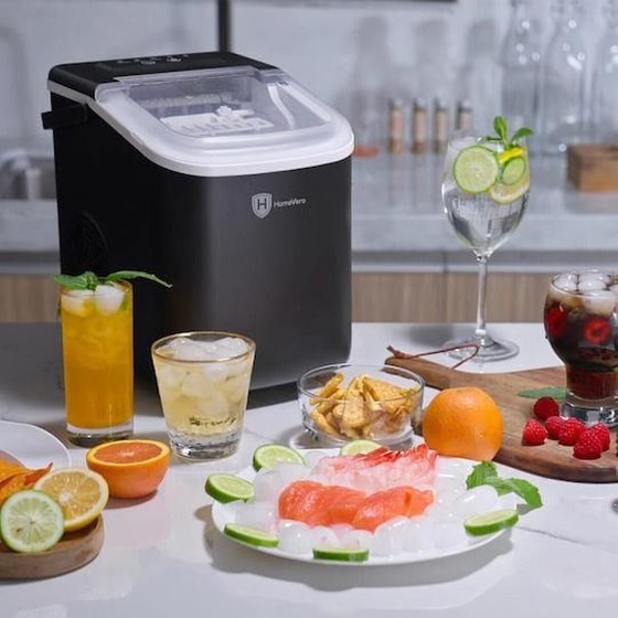 Παγομηχανή HOMEVERO HV-IM1224B 112 W Μαύρο image 1