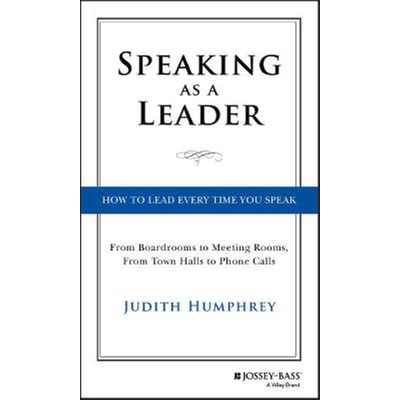 Speaking As a Leader