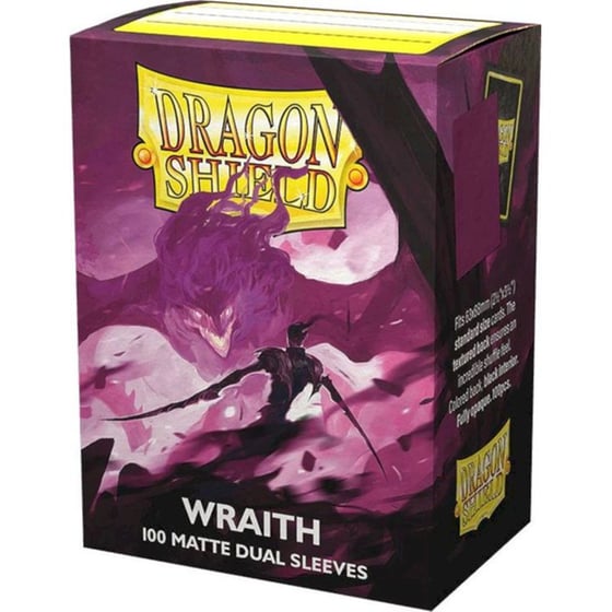 Dragon Shield Sleeves Standard Size - Matte Dual Wraith (100 Sleeves) image 2