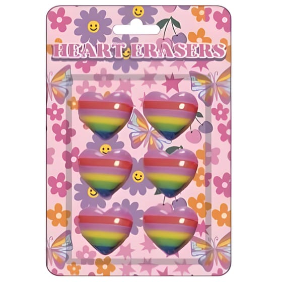 Σετ Γόμες TCD Made For Kids Heart (6 Τεμάχια) image 0