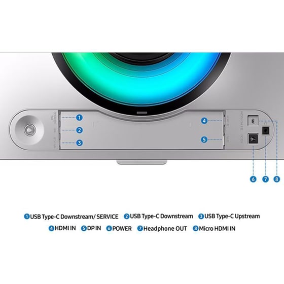 Samsung Odyssey G9 G93SD LS49DG934SUXEN Gaming Monitor 49'' Dual QHD OLED Curved 240Hz 0.03ms image 10