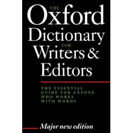 The Oxford Dictionary for Writers and Editors