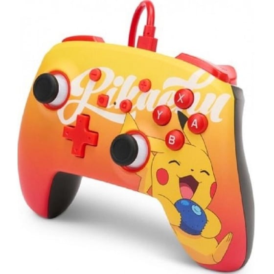 PowerA Enhanced Wired Ενσύρματο Gamepad για Switch Oral Perry Pikatchu - Κίτρινο image 1
