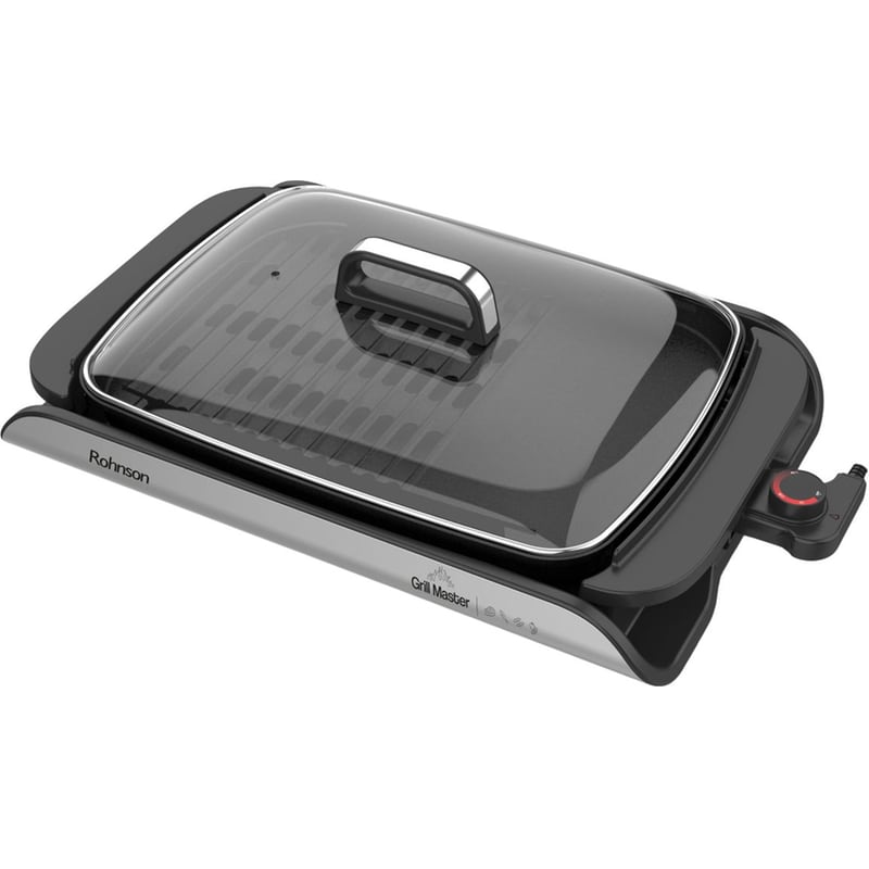 ROHNSON Ηλεκτρική Ψησταριά ROHNSON R2528 GRILL MASTER 2000 W Μαύρο