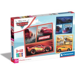 Παιδικό Παζλ Clementoni Super Color Disney Cars (3x48 Κομμάτια)