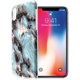 Θήκη Apple iPhone X/iPhone XS - Volte-tel Marble Tpu - Blue
