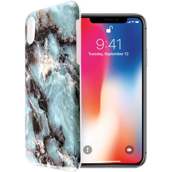 Θήκη Apple iPhone X/iPhone XS - Volte-tel Marble Tpu - Blue image 0