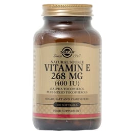 Solgar Vitamin E 268mg 400IU - 100 ταμπλέτες