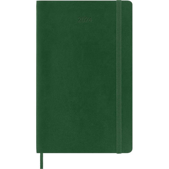 Ημερολόγιο Εβδομαδιαίο Moleskine 2024 12M L Myrtle Green Μαλακό image 0