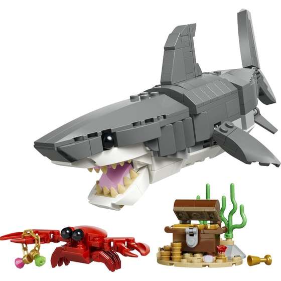 LEGO® Creator Άγριος Καρχαρίας με Σεντούκι Θησαυρού (31381) image 5