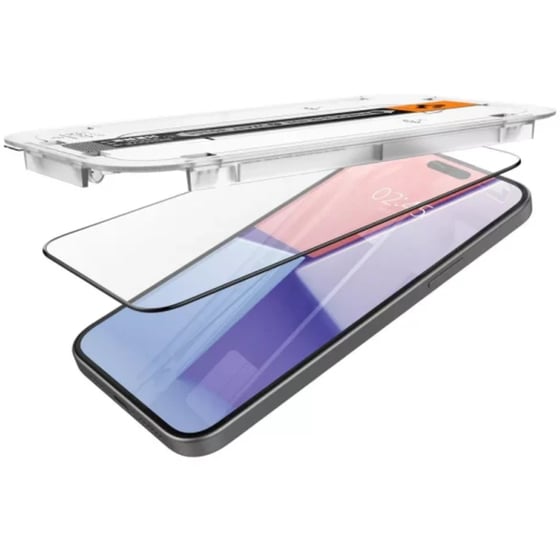 Προστατευτικό Οθόνης Apple iPhone 15 - Spigen EZ Fit GLAS.tR 2τμχ image 4