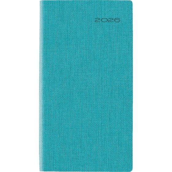 Ημερολόγιο Τσέπης/ Ατζέντα Εβδομαδιαίο 2026 Θεοφύλακτος 12M Firenze Τιρκουάζ image 0