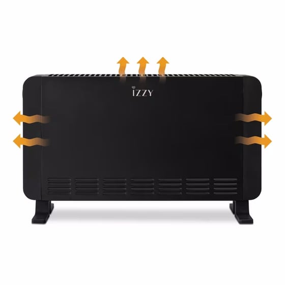 IZZY IZ-8276 2000W Θερμοπομπός Μαύρος image 2