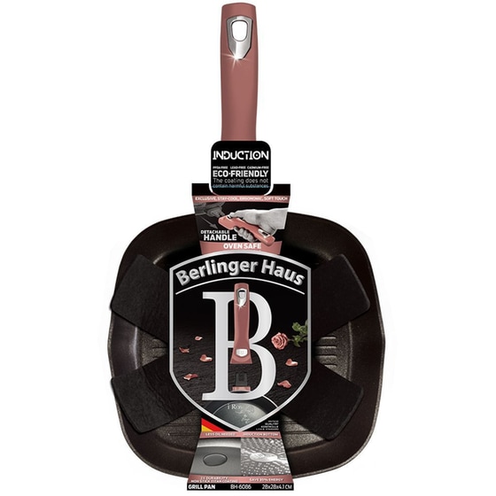 Τηγάνι  BERLINGER HAUS BH-6086 28 cm Ροζ image 0