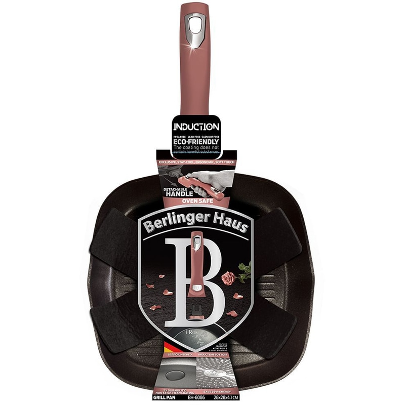Τηγάνι BERLINGER HAUS BH-6086 28 cm Ροζ BERLINGER HAUS