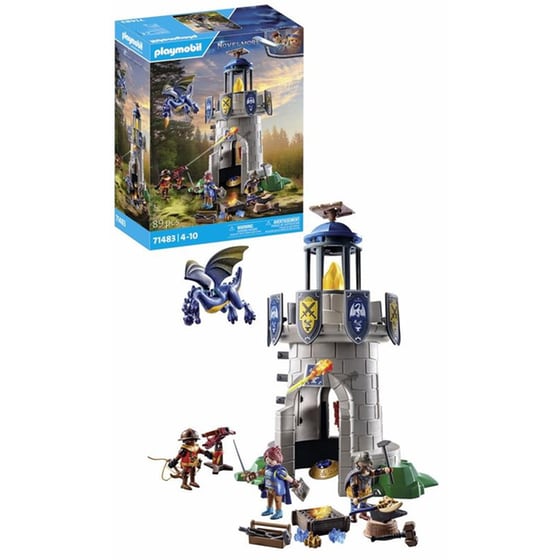 PLAYMOBIL® Novelmore Πύργος Ιπποτών με δράκο και σιδηρουργό (71483) image 1