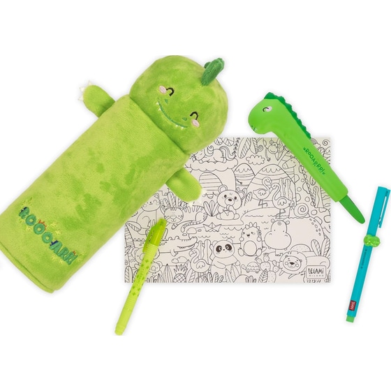 Κασετίνα Βαρελάκι Λούτρινη Legami Dino image 5