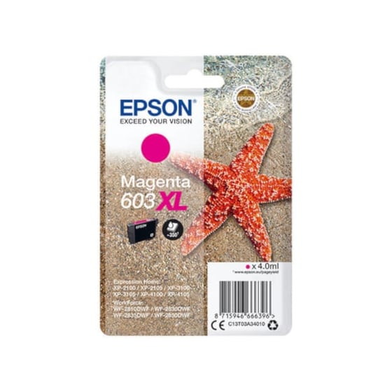 Epson 603XL Ματζέντα Μελάνι Εκτυπωτή C13T03A34010 image 0
