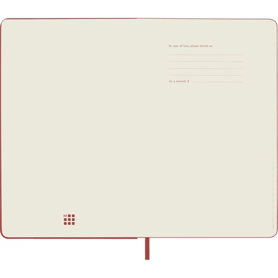 Ημερολόγιο Ημερήσιο Moleskine 2025 12M Large Red Hard image 3