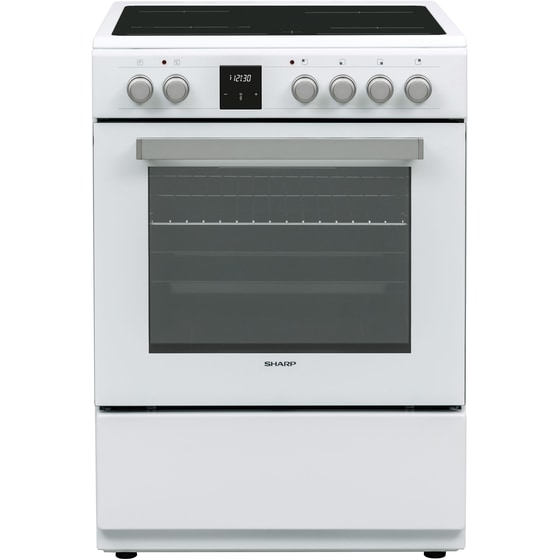 SHARP KF-76FVDT22WMK-EU 65 Lt Λευκό Ηλεκτρική Κουζίνα Κεραμική image 0