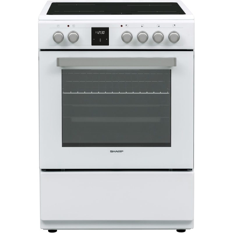 SHARP KF-76FVDT22WMK-EU 65 Lt Λευκό Ηλεκτρική Κουζίνα Κεραμική