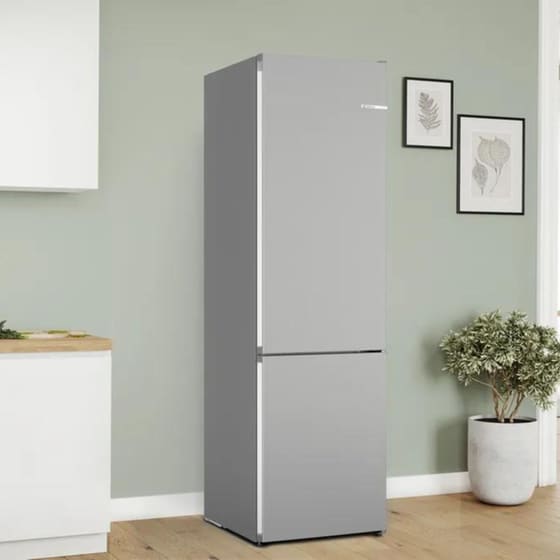 BOSCH KGN392LCF Ψυγειοκαταψύκτης Full No Frost 363 Lt Metal Look image 3