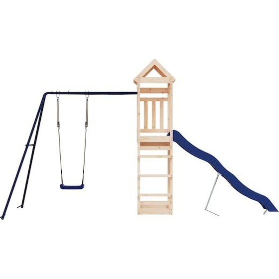 VidaXL Παιδική Χαρά Εξωτερικού Χώρου από Μασίφ Ξύλο Πεύκου image 2