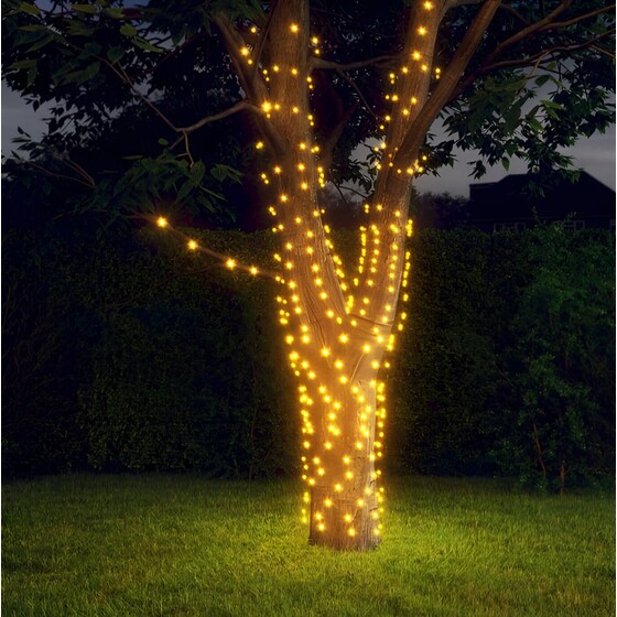 Χριστουγεννιάτικα Λαμπάκια VidaXL 200 LED 2 Τεμάχια - Θερμό Λευκό image 1